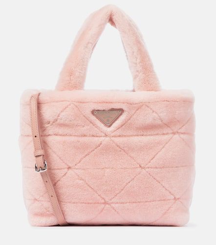 Prada Borsa in shearling - Prada - Modalova