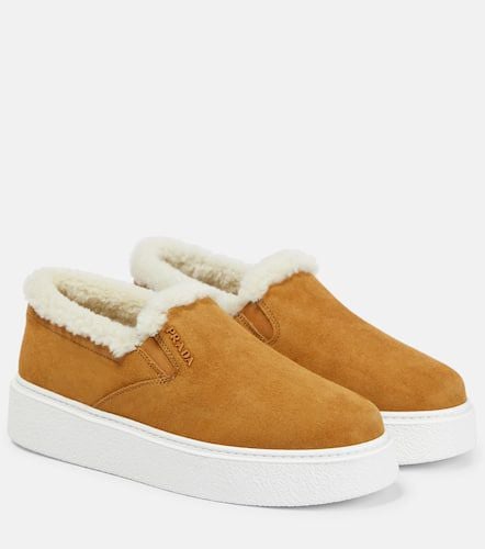 Prada Suede slip-on sneakers - Prada - Modalova