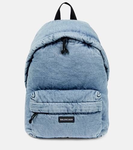 Mochila en denim acolchada - Balenciaga - Modalova