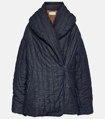 Wattierte Jacke Voltaire aus Denim - Dries Van Noten - Modalova