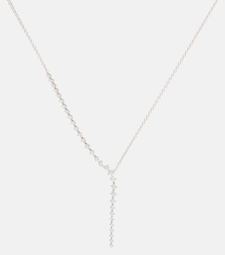 Aria Cascade 18kt gold necklace with diamonds - Melissa Kaye - Modalova