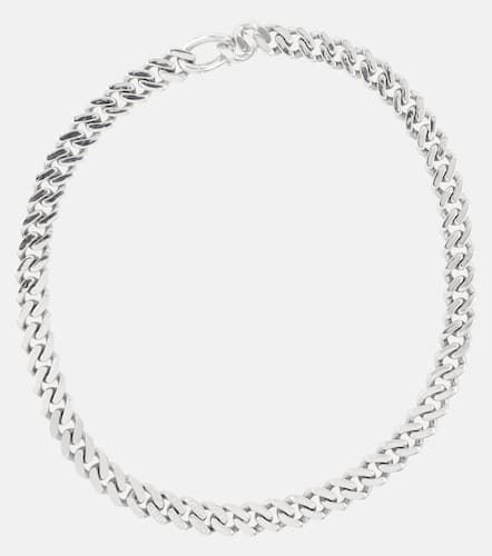 Collar Link de oro blanco de 14 ct con diamantes - Rainbow K - Modalova