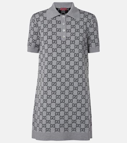 Robe polo GG en laine mélangée - Gucci - Modalova