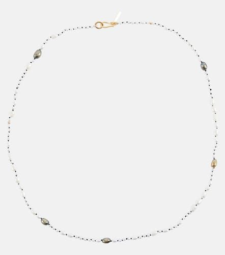 Collana Mermaid con perle d'acqua dolce e in argento bagnato oro 18kt - Sophie Buhai - Modalova