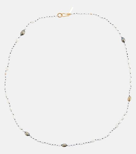 Mermaid necklace with freshwater pearls and 18kt gold-plated silver beads - Sophie Buhai - Modalova