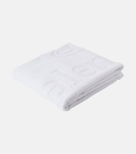 Toalla de baño de algodón con logo - Balenciaga - Modalova