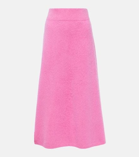 Asta high-rise cashmere midi skirt - Lisa Yang - Modalova