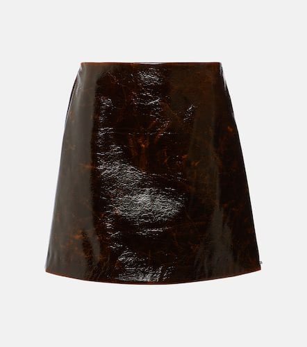 Beta leather-effect wool-blend miniskirt - Sportmax - Modalova