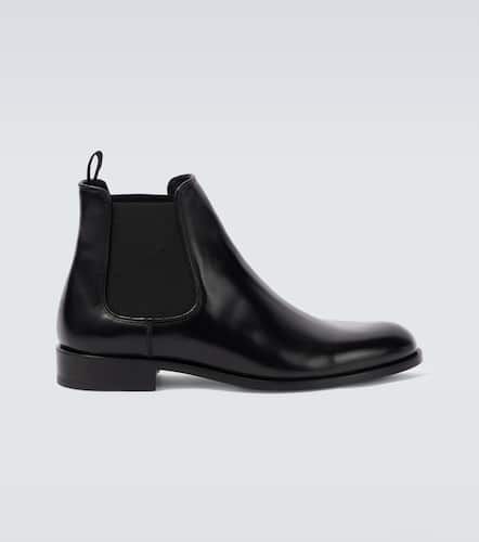 Botas Chelsea de piel - Giorgio Armani - Modalova