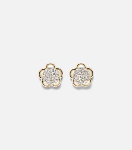 Crosby 10kt stud earrings with diamonds - Stone and Strand - Modalova