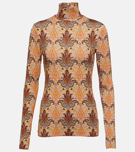 Etro Paisley jersey top - Etro - Modalova