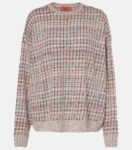 Checked metallic knit sweater - Missoni - Modalova