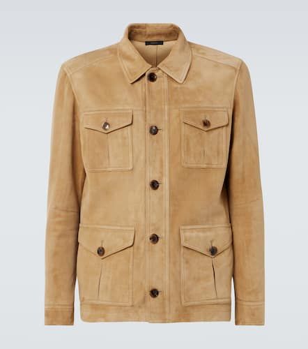 Tom Ford Feldjacke aus Veloursleder - Tom Ford - Modalova