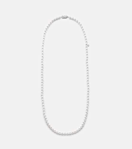 Collana in oro bianco 18kt con perle - Mikimoto - Modalova