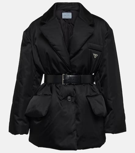 Prada Re-Nylon belted padded jacket - Prada - Modalova