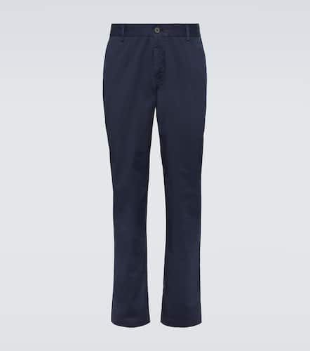 Pantalones chinos slim de sarga de algodón - Sunspel - Modalova