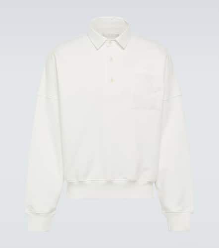 Dende cotton-blend terry polo sweatshirt - The Row - Modalova