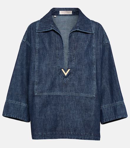 Valentino Top aus Chambray - Valentino - Modalova