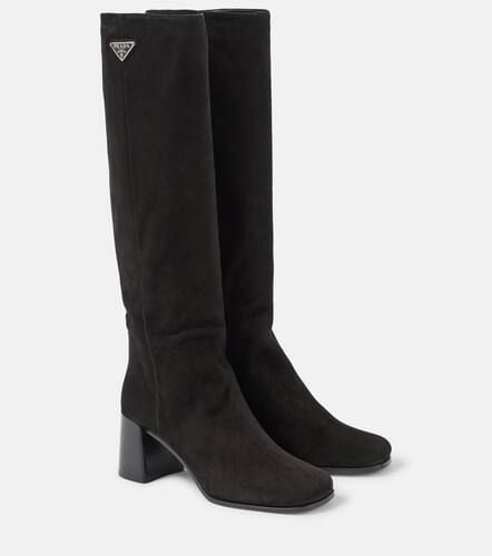 Prada Stiefel aus Veloursleder - Prada - Modalova