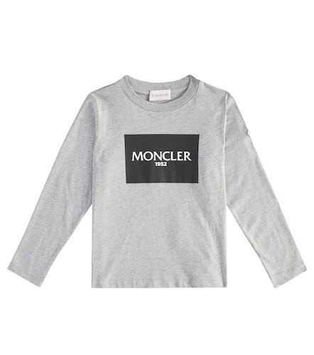 Longsleeve aus Baumwoll-Jersey - Moncler Enfant - Modalova