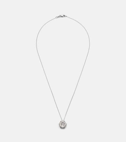 Nut Pendant 18kt white gold necklace with diamonds - Ileana Makri - Modalova