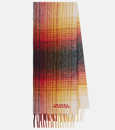 Firny checked wool-blend scarf - Isabel Marant - Modalova