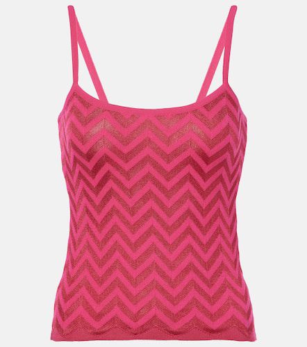 Tank top de mezcla de algodón en zigzag - Missoni - Modalova