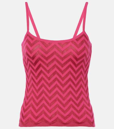 Zig Zag cotton-blend tank top - Missoni - Modalova