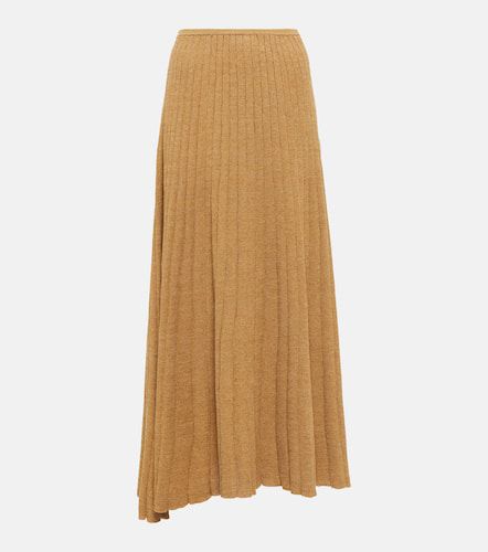 Ribbed-knit cotton-blend skirt - Tory Burch - Modalova