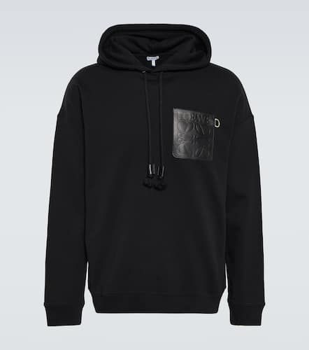 Loewe Anagram cotton hoodie - Loewe - Modalova