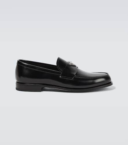 Prada Logo leather loafers - Prada - Modalova