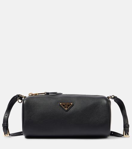 Mini logo leather shoulder bag - Prada - Modalova