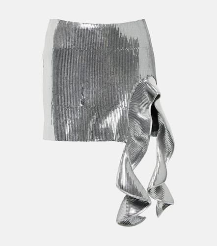 Sequined ruffled miniskirt - David Koma - Modalova