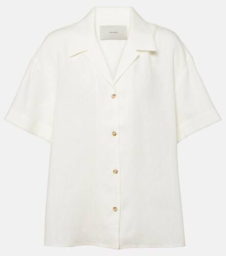 Asceno Prague linen bowling shirt - Asceno - Modalova