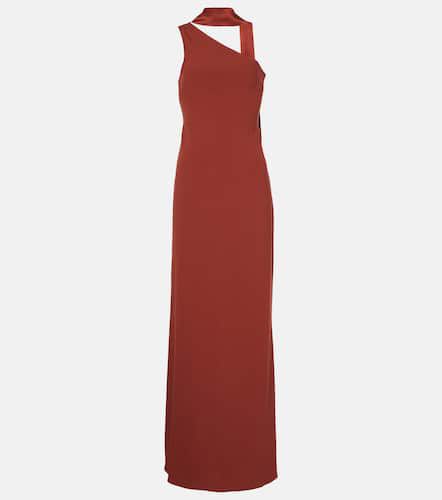 Caroline one-shoulder crÃªpe cady gown - Taller Marmo - Modalova