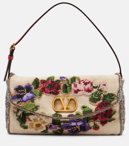 Borsa Vain Soft Small con perline - Valentino Garavani - Modalova