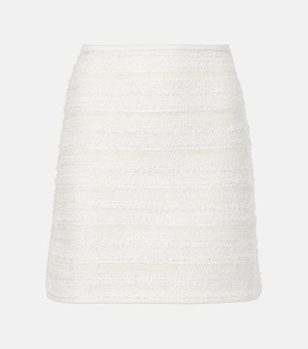 Mini-jupe en jean et tweed - Nina Ricci - Modalova