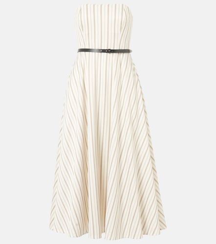 Vestido midi Fervida de algodón y lino - Max Mara - Modalova