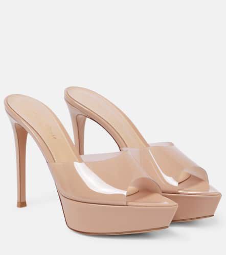 Betty PVC and leather sandals - Gianvito Rossi - Modalova