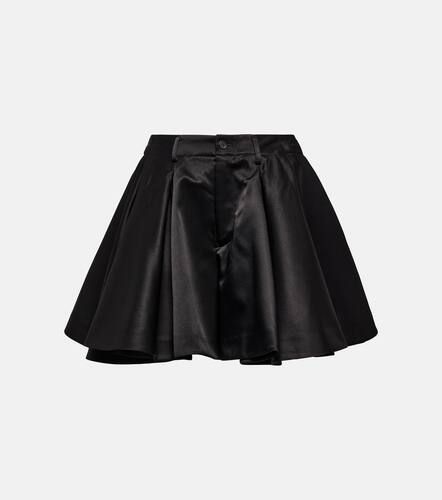 Shorts in raso a vita alta - Noir Kei Ninomiya - Modalova