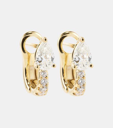 Ohrringe aus 18kt Gelbgold mit Diamanten - Anita Ko - Modalova