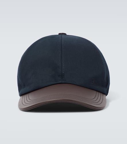 Baseballcap aus Baumwolle mit Leder - Berluti - Modalova