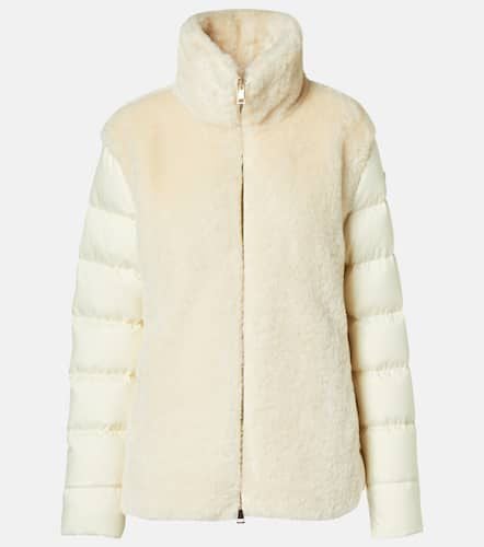 Oiron faux shearling down jacket - Moncler - Modalova