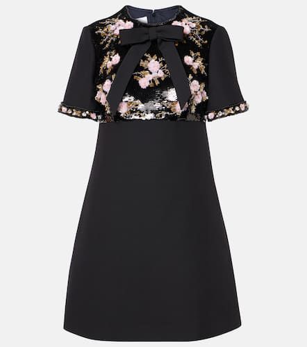 Crepe Couture embellished minidress - Valentino - Modalova