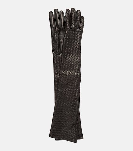 Intrecciato leather gloves - Bottega Veneta - Modalova
