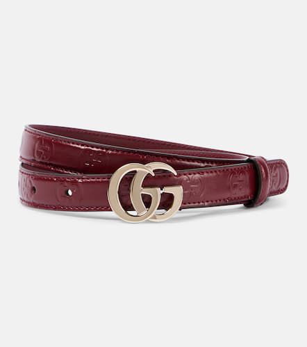 Gucci Cinturón de piel con GG - Gucci - Modalova