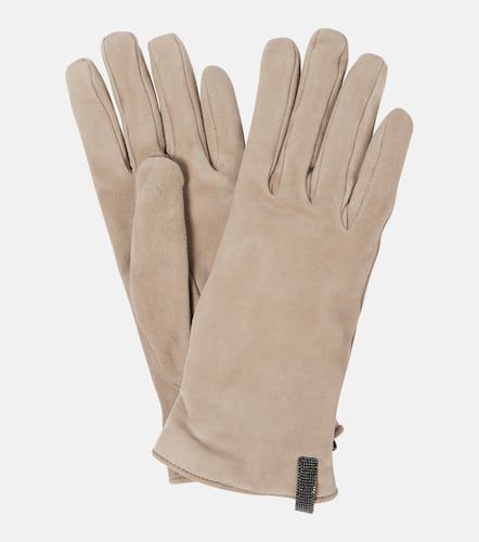 Handschuhe aus Veloursleder - Brunello Cucinelli - Modalova