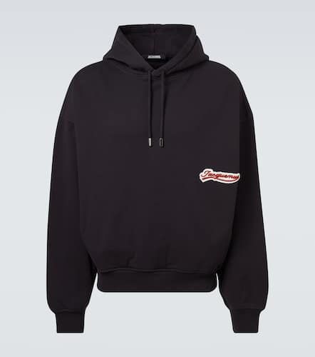 Montaigne logo cotton fleece hoodie - Jacquemus - Modalova