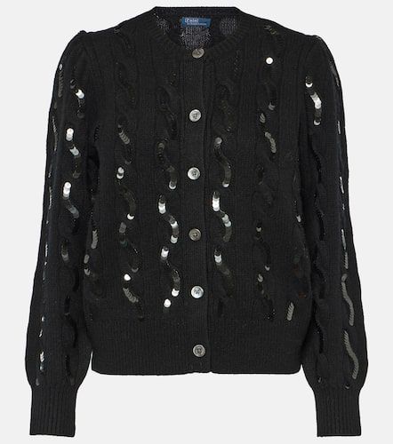 Sequined wool and cashmere cardigan - Polo Ralph Lauren - Modalova