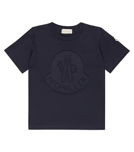 T-Shirt aus Baumwoll-Jersey - Moncler Enfant - Modalova